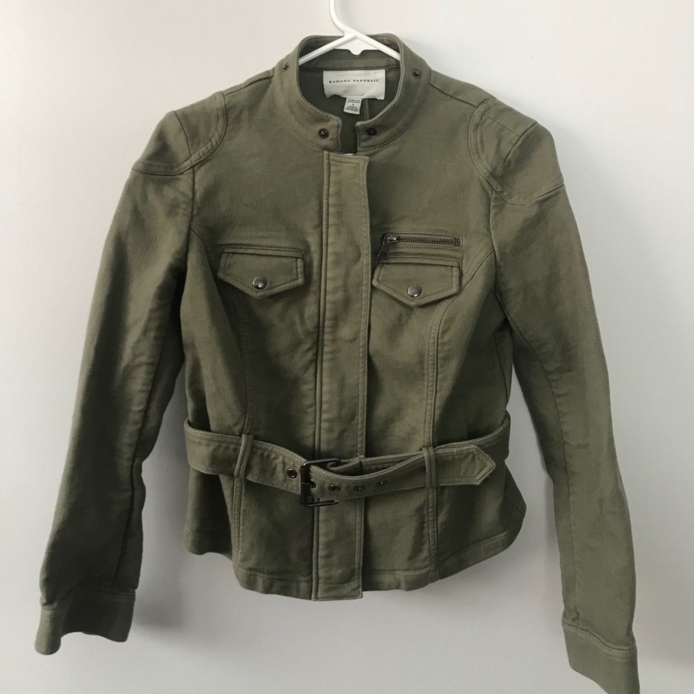 Banana Republic army green jacket